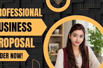 write a professional business proposal