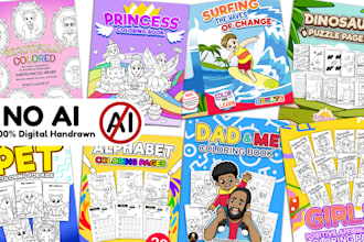 draw coloring pages for kids and children