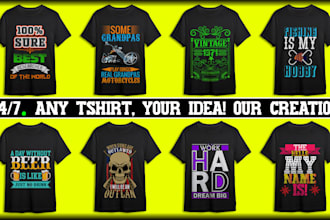create custom trendy tshirt design