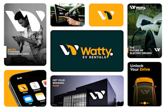 create a custom brand logo design and brand identity