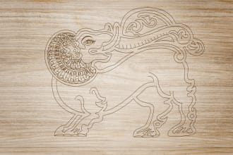 create laser cutting, engraving vector files
