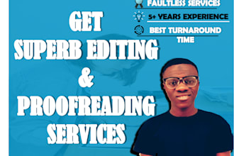 perfectly proofread and edit or copy edit your document like no other