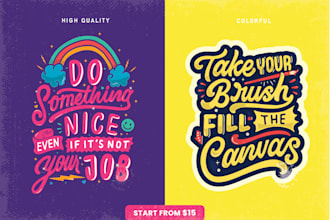 create premium hand lettering and typography