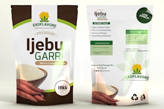 create a rich market driven pouch bag, bottle labels design for you