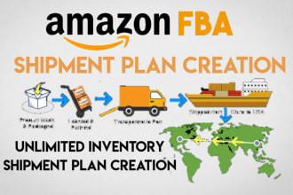create amazon fba shipments plan for your inventory