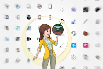 design unique app icon, logo for you