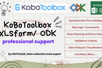 design questionnaire survey form in kobo toolbox, odk