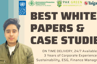 do esg, IT, sustainability, finance and crypto white paper case study