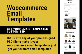 customize woocommerce email templates of your store