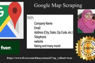 google maps web scraper with business data
