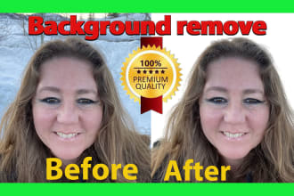 do hair masking and transparent background