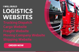 build logistics website with online tracking