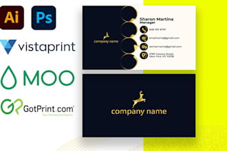 design metallic, vista print, gold, glitter, moo business card and logo design