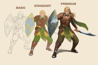 draw original character for you