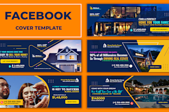 do an real estate facebook banner, instagram flyer design