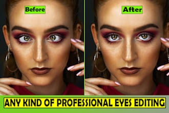 open closed eyes in photos, fix blinking eyes and retouch eyes in photoshop