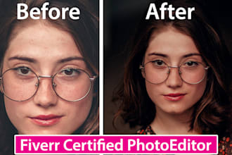 retouching headshot images to turn beauty look in 24 hours