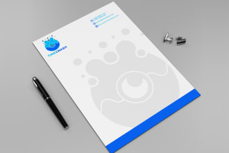 design professional letterhead for your business company