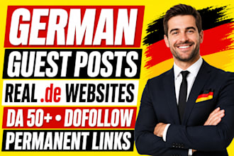build german backlinks with guest posts on high da german de websites