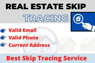 do skip tracing service for real estate business