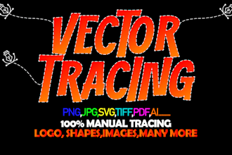 vectorize, redraw,trace,recreate logo or image in adobe illustrator