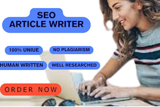 write SEO article writing and bog writing
