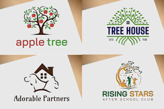 do unique perfect minimalist logo design for your business