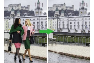 add or remove people or objects with photoshop