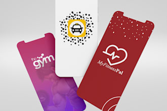 design splash screen and onboarding screen