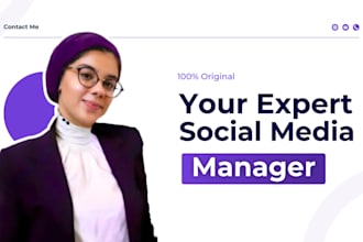 be your arabic, english or french social media manager