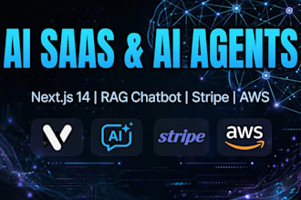 build ai saas app with ai agents and rag chatbot in nextjs