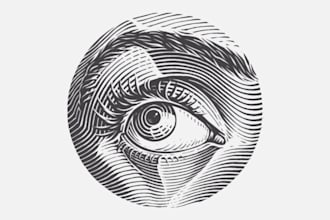 draw engrave or line art your photo