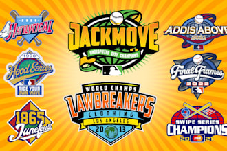 make custom mlb parody logo and other popular sports