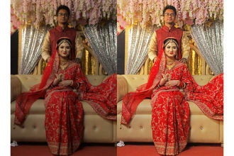 do professionally wedding photo editing and color correction
