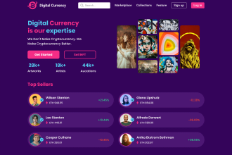 create app UI design and website nft UI UX design