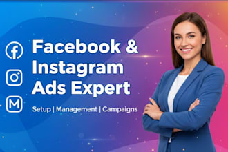 create facebook ads and manage the advertising campaign