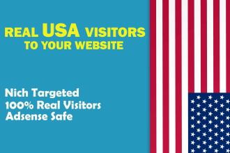 provide targeted daily visits from the USA to your website