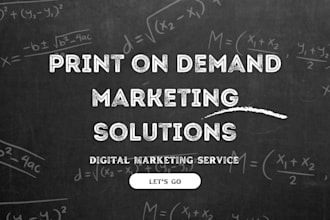 do print on demand pod store shopify social media marketing