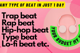 produce custom beats, type beats, rap beats for you