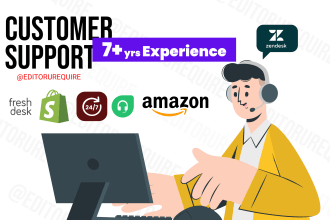 provide you expert full time shopify customer service representatives