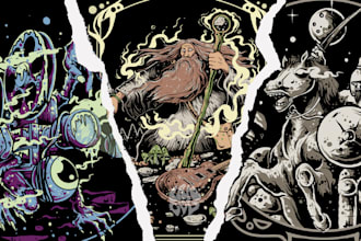 do amazing art of stoner, psychedelic, weed, metal cover