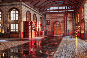 create 3d environment art, 3d concept art, 3d nft art, metaverse worlds
