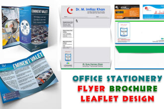 design a professional flyer or brochure for your business