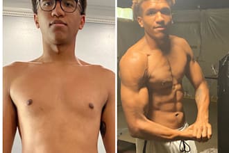 make a meal plan, that will cut fat and gain muscle