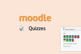 create quizzes in moodle lms