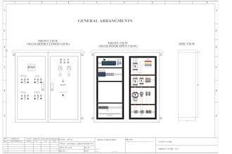 draw electrical drawing, panel design,