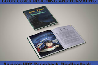design fantasy paperbackbook cover and formating