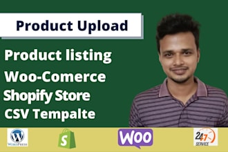 do upload products to your website, shopify store, woocommerce