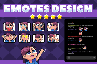 draw custom emotes for social networks