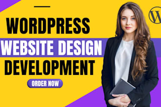 build responsive homepage or fully wordpress website design